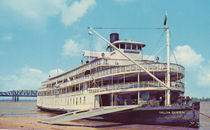 The 'Delta Queen' was reassembled for a new life on the Mississippi River.